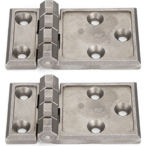 Hinge Marine - 316 Acier Inoxydable - Pour Couvercles Trappes Compartiments Bateaux - 2 Pièces (1/5)