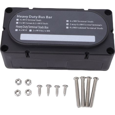 Boîte de Jeu de Barres de Bloc de Distribution à Fusible ANL 750A avec Voyant LED pour Yachts Marins, Structure Modulaire (1/5)