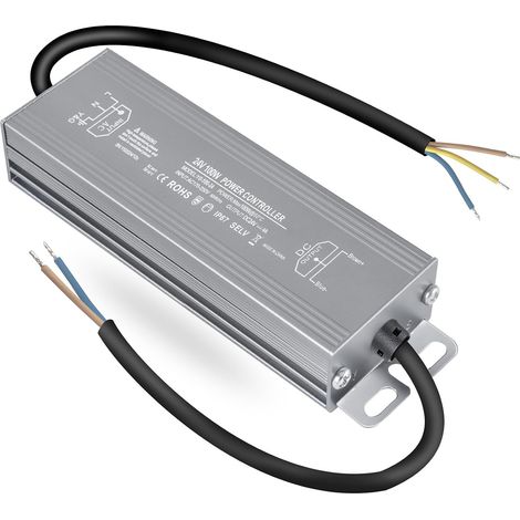 Transformateur LED 24V 100W Étanche IP67 Transfo 170-250V AC à 24V DC (1/5)