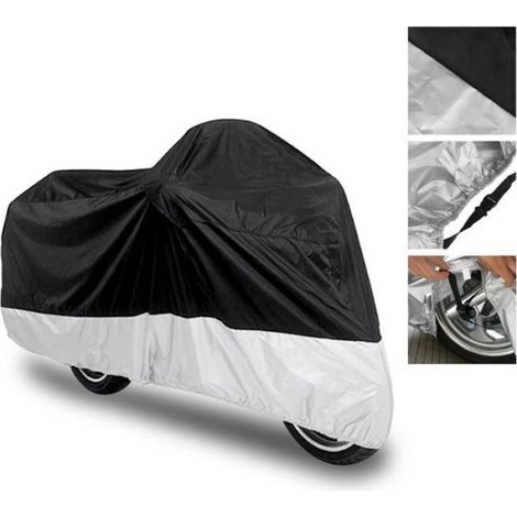 Housse moto-scooter - - Taille L 220×95×110 cm - Imperméable - Polyester enduit - Universelle (1/3)