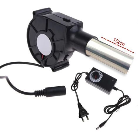 Ventilateur de barbecue 220 V, petit souffleur avec système de collecte d'air et vitesse réglable, outil de cuisson, prise US/EU, ventilateur de barbecue portable pour le camping-AquaForge (1/5)