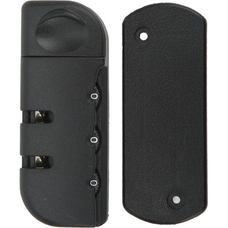 Cadenas à combinaison à 3 chiffres robuste et polyvalent pour bagages, valises, boîtes à outils