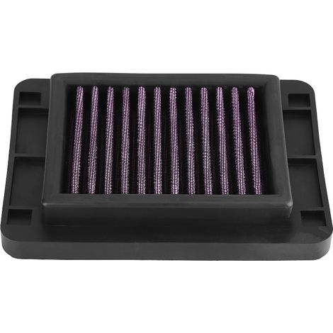 Luftfilter, Reinigungselement 5,9 x 4,4 x 0,9 Zoll, Hochleistungs-Baumwollgaze-Gummi-Ersatz für MT03 YZF R3 Motorrad 2015-2017.