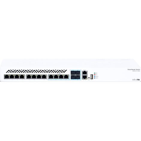 Mikrotik CRS312-4C+8XG-RM switch L3 10G Ethernet (100/1000/10000) Blanco 1U (1/5)