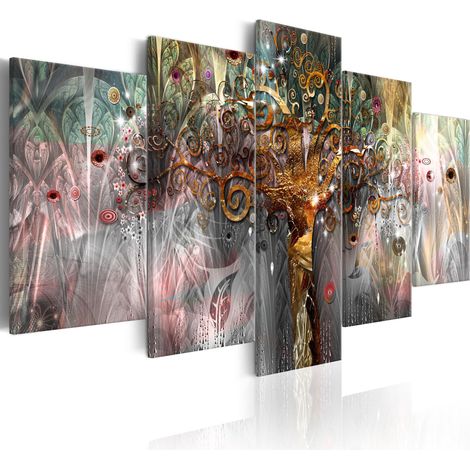 Quadro - Golden Tree II - 200x100 (1/4)
