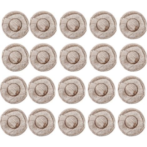 20 pastilles de tourbe 30mm pour semis, jardin, fleurs, légumes, accessoire de plantation (1/5)