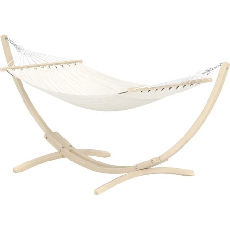 Hamac en Bois "Hedvig" 320cm Beige (1/4)