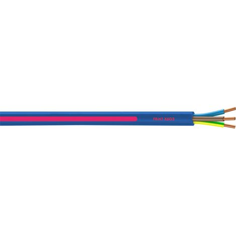 100m de câble FR-N1X6G3-U 3G1,5 bleu (81060311-508200)