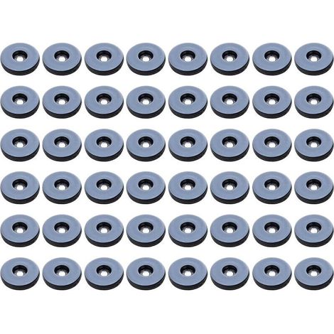 Patins Meubles,Lot de 48 patins de meubles ronds en tflon,Anti-vibration Patins Glisseurs pour Meubles - 19 mm,(Ronde) (1/5)