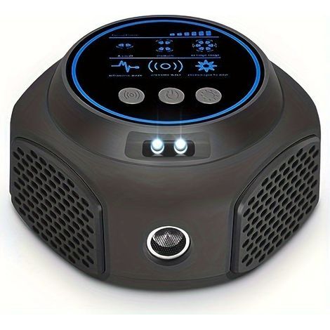 Ultrasonic smart pest repellent, for indoor and outdoor use, for garage, European standard, black (1/5)
