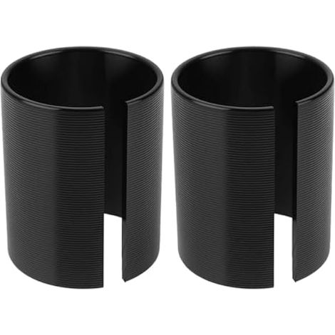 2PCS Adaptateurs de Cale de Potence sans Filetage en Alliage Aluminium 1-1/8" à 1" 28,6 Mm à 25,4 Mm Réducteur de Tube de Direction de Fourche Avant (1/5)