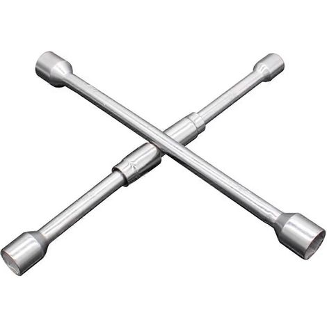 Clé pliante pour roue de voiture, outil de réparation, douille de 17, 19, 21 et 23 mm, réglable, pour démonter les écrous de roue. (1/5)