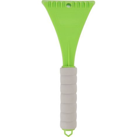 Grattoir de pare-brise de voiture PP avec poignée en mousse EVA déneigeur de fenêtre de voiture pour vert d'hiver. (1/5)