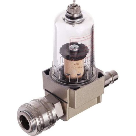 Filtre À Air Comprimé - Séparateur Eau Huile - Pour Appareils Pneumatiques - 102 X 40 Mm - 15 Ml - 12 Bar - 500 L Min - 0 04 Mm (1/4)