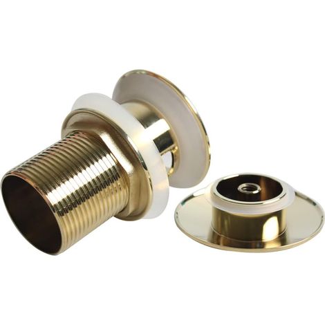 XJ419C004 Bonde de vidage Universelle sans trop-Plein pour lavabo avec trop-Plein, bonde de vidange Universelle pour lavabo, Pop-up avec trop-Plein (1/4)