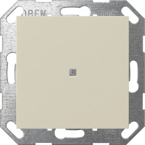 Gira Taster Wippe 1f OneKNX System 55 Cremeweiß [517101], 5171 01