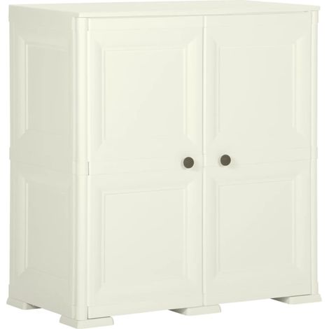 Armario de plástico diseño madera Vanila Ice 79x43x85,5 cm