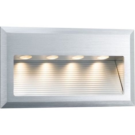 Luminaire encastré LED 4W cross alu brossé/métal 93752 (1/4)