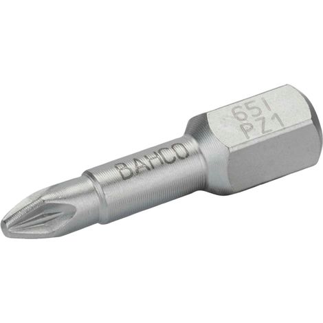 Bahco 1/4 Edelstahl-Bitsatz für PZ3-Pozidriv-Schrauben - 10-tlg. (1/3)