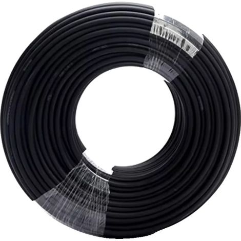 Cable solar fotovoltaico, cobre estañado, doble aislamiento, negro-b, 12AWG-4mm²-e, 30m-a (1/2)