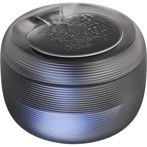 Deluxe Fontaine à eau pour chat et chien Fontaine à eau pour chat Distributeur d'eau pour chat Fontaine à eau pour chat Silencieuse Noir (1/5)