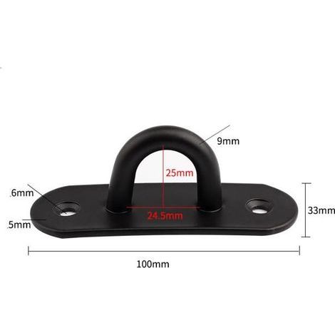 Robust U-shaped ceiling hook