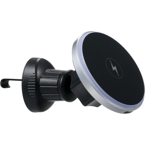 Chargeur de voiture magnétique sans fil 15W, charge rapide, support de téléphone magnétique pour ventilation, remplacement pour téléphones iPhone Samsung Android (1/5)