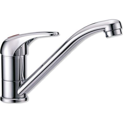 Miscelatore monocomando per lavello cromo