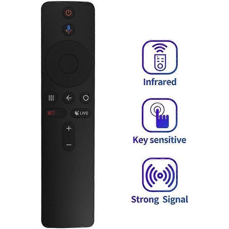 Télécommande vocale TV de remplacement XMRM-006B, MDZ-22-AB et MDZ-24-AA, compatible avec Xiaomi Mi TV Box S. (1/4)