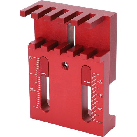 Outil de mesure de largeur en alliage d'aluminium pour le travail du bois (030 mm) (1/5)