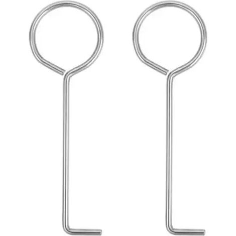 2X Clé Passe-Partout Universelle en Acier Inoxydable - Kit Crochetage Serrure pour Portes Chambre/Maison (Ouvre Toutes Portes) (1/5)