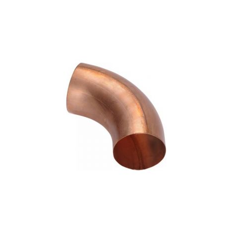 Coude cintré 72° manchonné AMELUX - soudure invisible - cuivre - Ø 80 mm - 53808