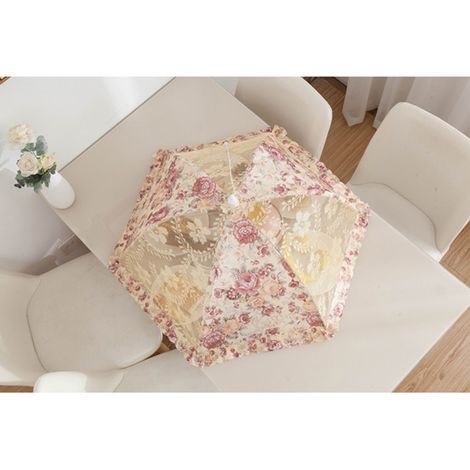 Housse de Protection Alimentaire Réutilisable et Pliable - Grand Filet Anti-Insectes