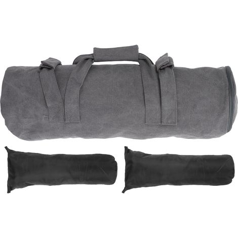 Sacs de sable ajustables pour le fitness, sac de musculation en toile pour l'entraînement au jardin (gris) (1/5)