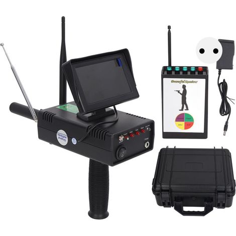 Underground metal detector, rechargeable, sensitive, fast scanning, for gold, EU plug, AC100-240V (1/5)