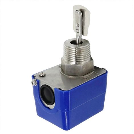 Interrupteur de débit automatique en acier inoxydable HFS-25, capteur de vanne de contrôle de liquide, pression cible de débit de 1 pouce (1/5)