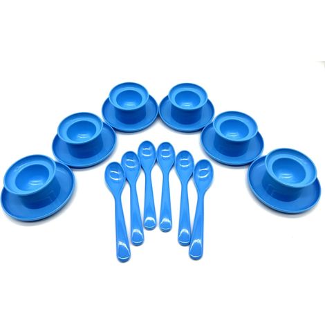 Coquetier en plastique Bleu clair (1/2)