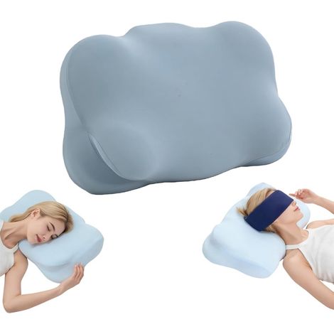 Cuscino ergonomico in memory foam - Cuscino soffice come una nuvola - Cuscino resiliente - Cuscino per il supporto del collo - Con federa traspirante - Cuscino - Camera da letto (1/5)