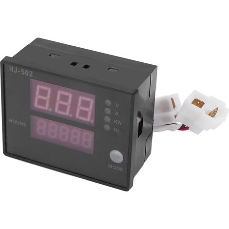 Voltmètre numérique à affichage LED pour panneau de résistance à la corrosion, tension d'entrée 220 V/380 V (1/5)