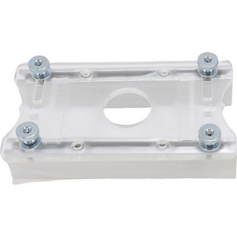 Base de routeur à bois Base de routeur pour le travail du bois, support Transparent de fente de routeur bricolage materiel (1/4)