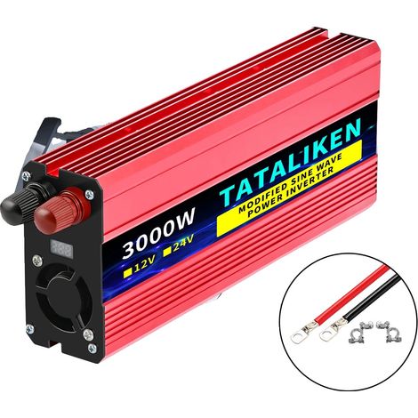 Onduleur DC/AC, sortie 50Hz, design compact, 3000W 50HZ UE, 12V, 220V (1/2)