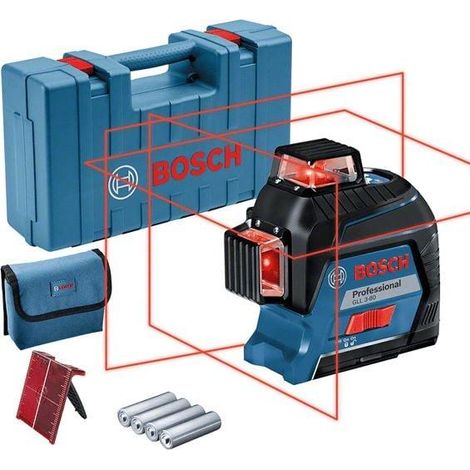 Bosch GLL 3-80 Laser de construction rouge précis et robuste (1/2)