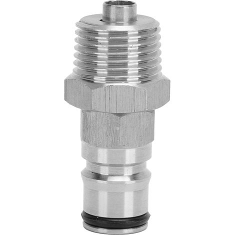 Adaptateur de poteau à verrouillage à bille 19/32‑18 avec filetage mâle NPT 1/2 po pour fût Corny Keg (1/5)