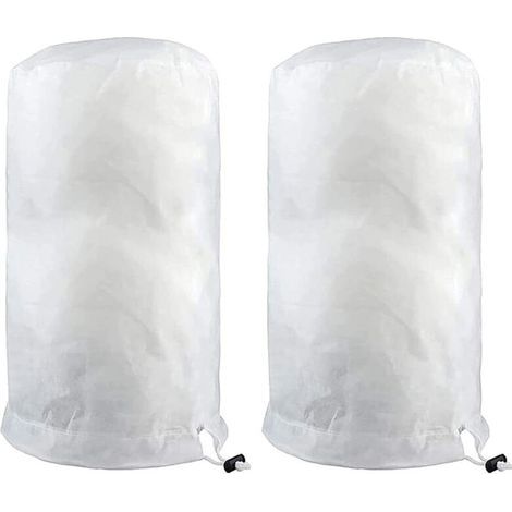 Winter plant protection 140x200cm, winter frost protection for plants, winter plant cover with zipper and drawstring (1/5)