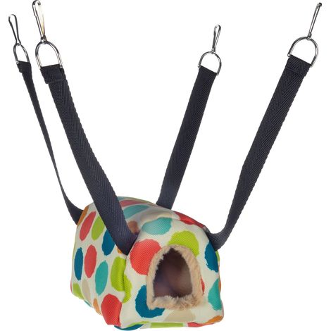 Maison suspendue Fizi pour hamster en tissu rembourré