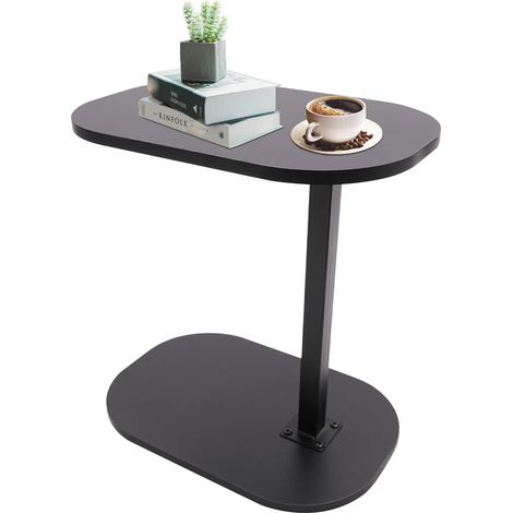 Beistelltisch C-Form 360° Drehbar und Mehrwinklich Geneigt Couchtisch Höhenverstellbar Beistelltisch Couch für Wohnzimmer, Arbeitszimmer, Schlafzimmer, Büro, Balkon, Bad, Krankenhaus, Hotel