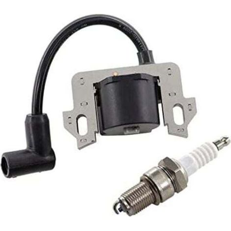Zündspule mit Zündkerze für Honda Rasenmähermotoren GCV160, GCV135, GCV190, GSV160, GSV190, GC135, GC160, GC190, GC160A, GC160LA, GC190A, GC190LA, HRB216, HRR216, HRS216, HRT216 (1/4)