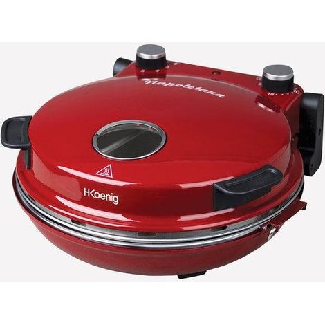 Pizzaofen H Koenig NAPL350 rot 32 cm 1200 W