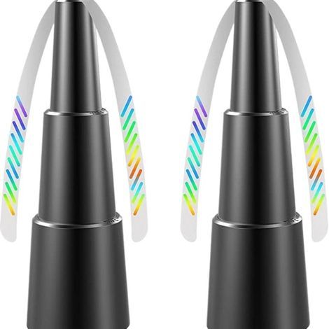 Ventilatore Antimosche, Confezione da 2 Repellenti Antimosche, Fly Fan per Spaventare le Mosche, Ventilatore Repellente per Zanzare per Casa, Cena, Terrazza e Ristorante (1/5)