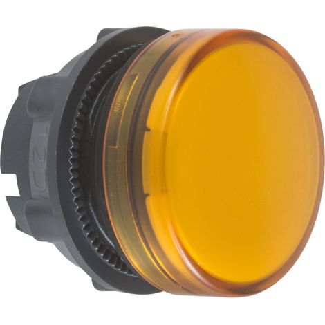 Harmony XB5 - tête voyant BA9s - cabochon lisse - orange - Ø22 - ZB5AV05 (1/4)